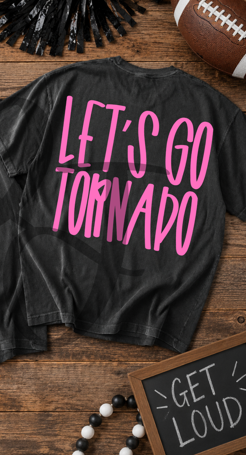 Lets go tornado- pink (Parker) DTF Transfer