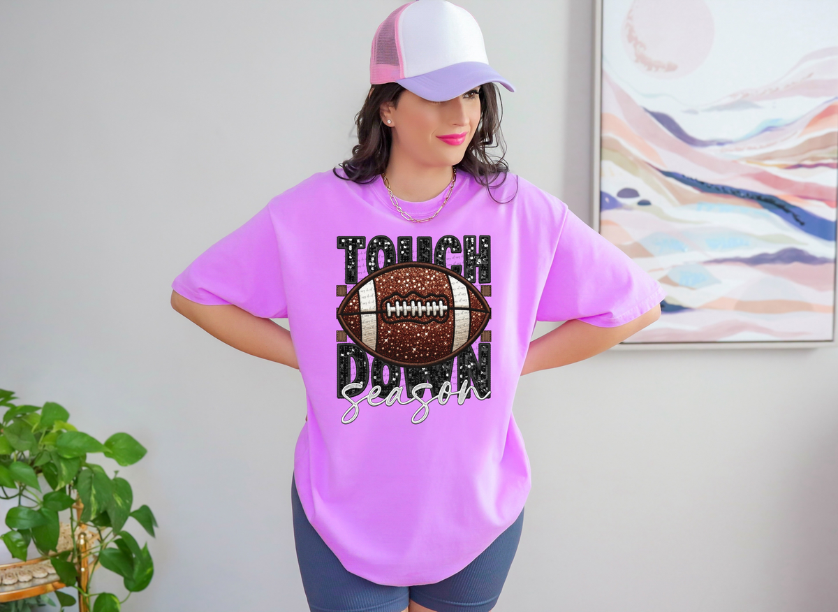 Touchdown Season Faux Sequin 42645 DTF transfer