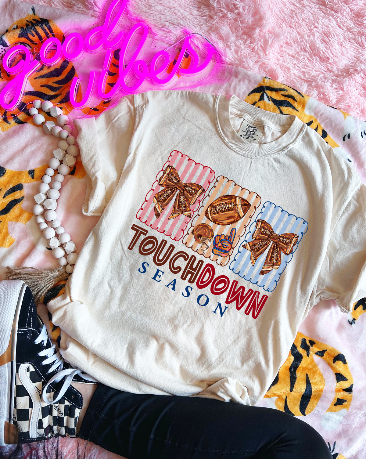 Touchdown Season Football Bow 108936 DTF transfer