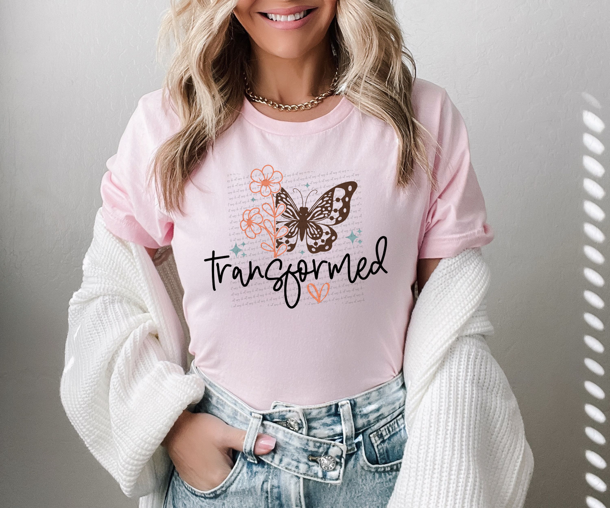 Transformed Butterfly Black 42434 DTF transfer