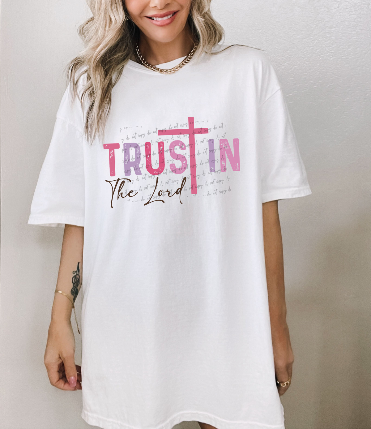 Trust In The Lord 42436 DTF transfer
