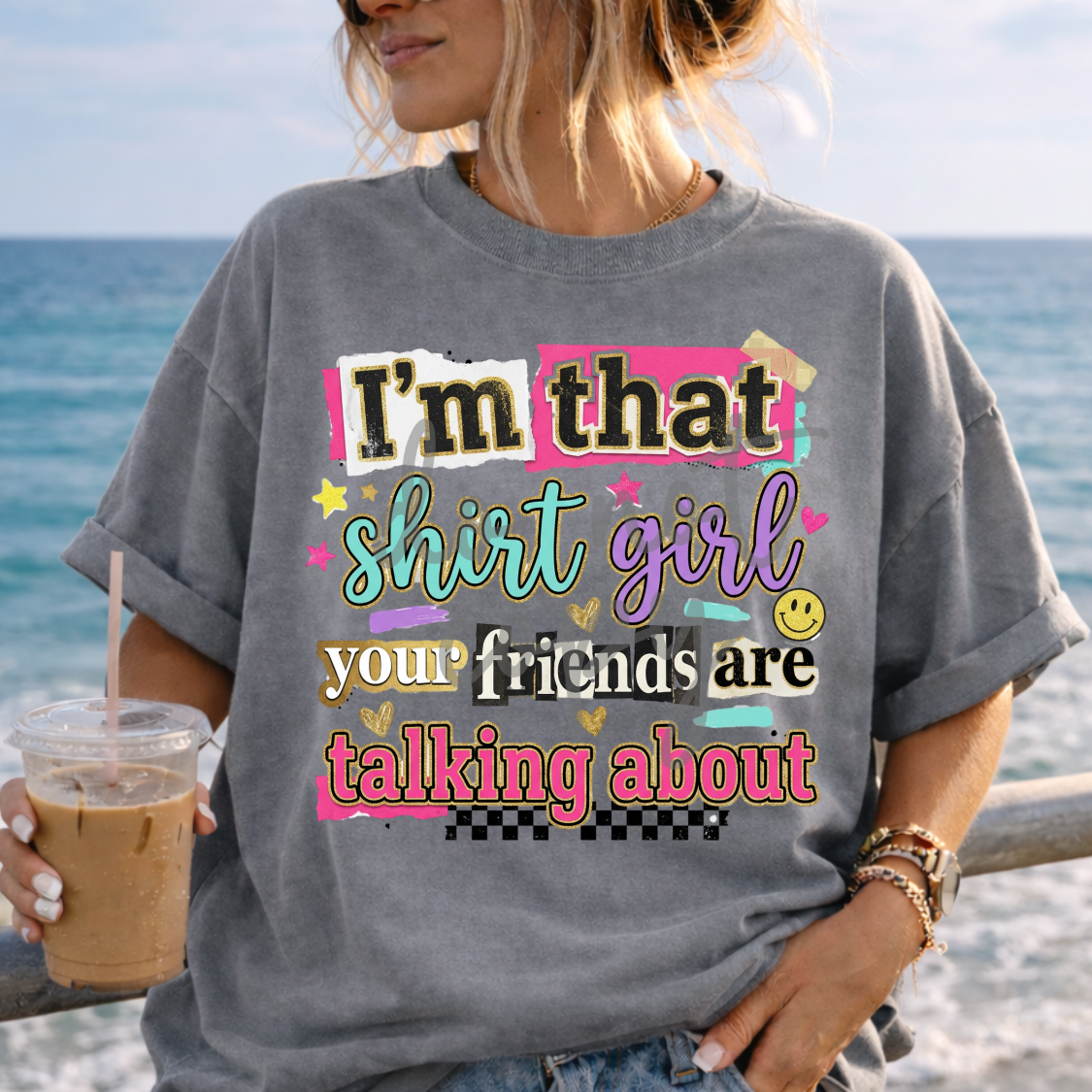 I'm that shirt girl magazine font (Parker) DTF Transfer