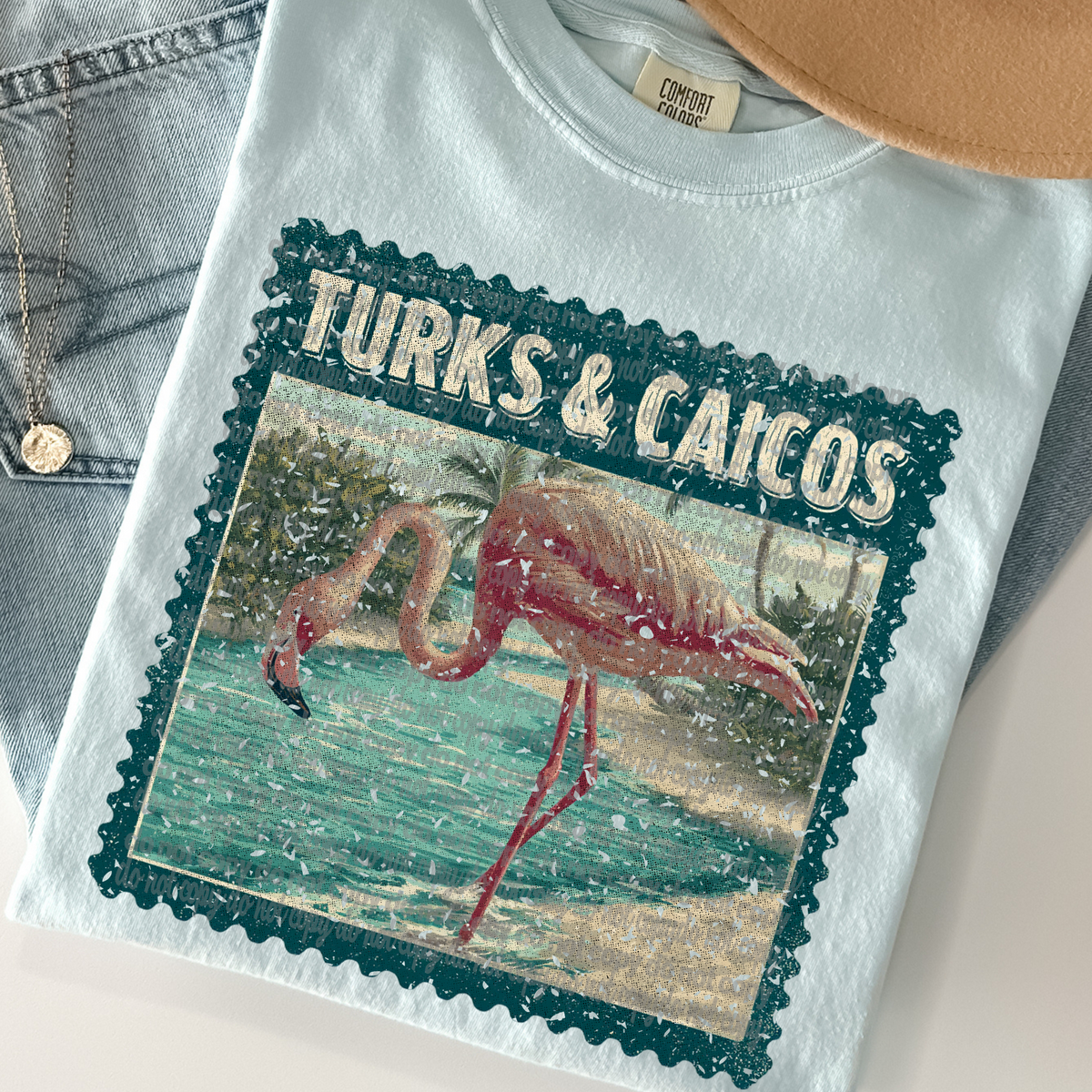 Turks & Caicos Stamp (TTD) 102749 DTF transfer