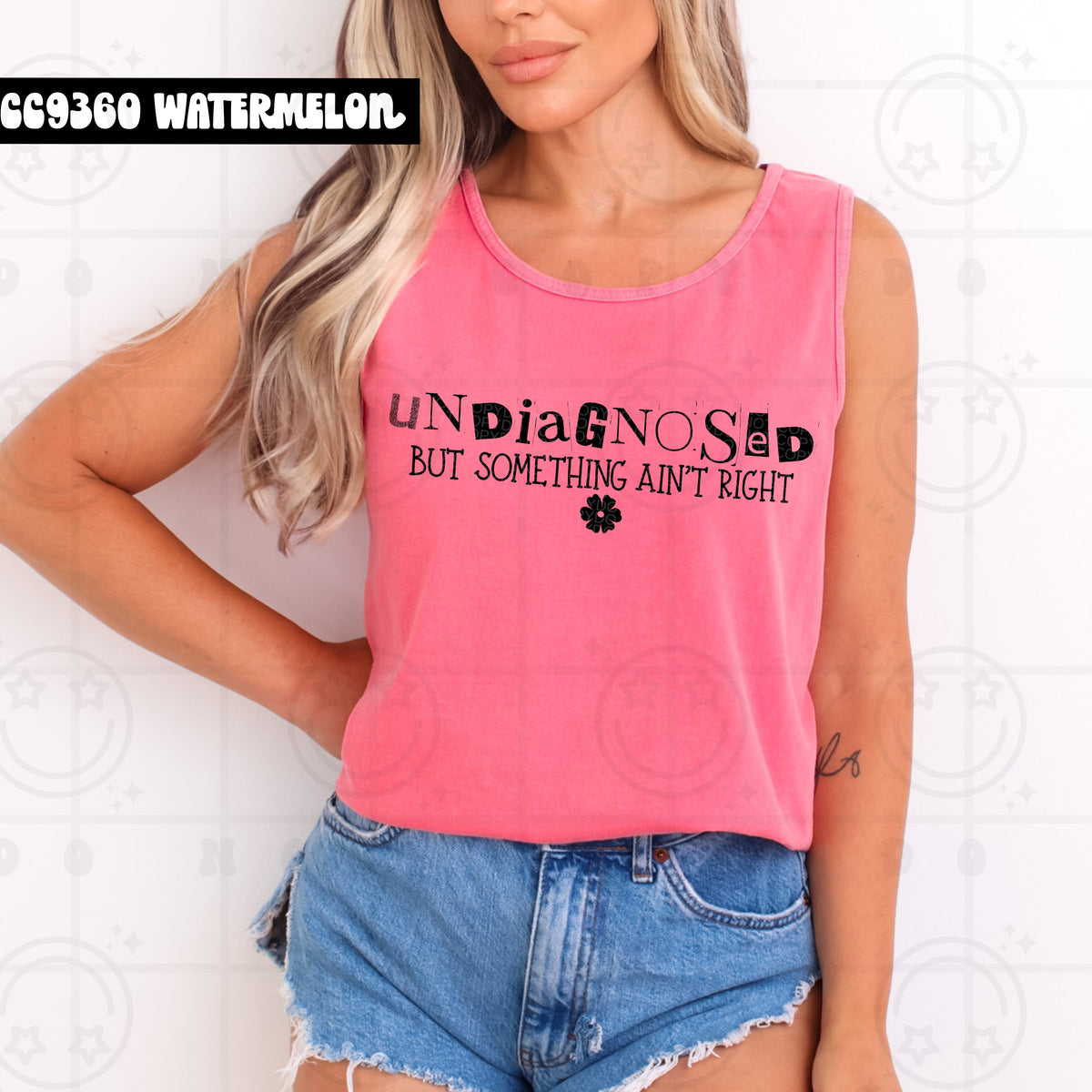 Undiagnosed but something ain't right BLACK (HW) DTF transfer