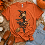 Flying girl witch (Grove) DTF Transfer