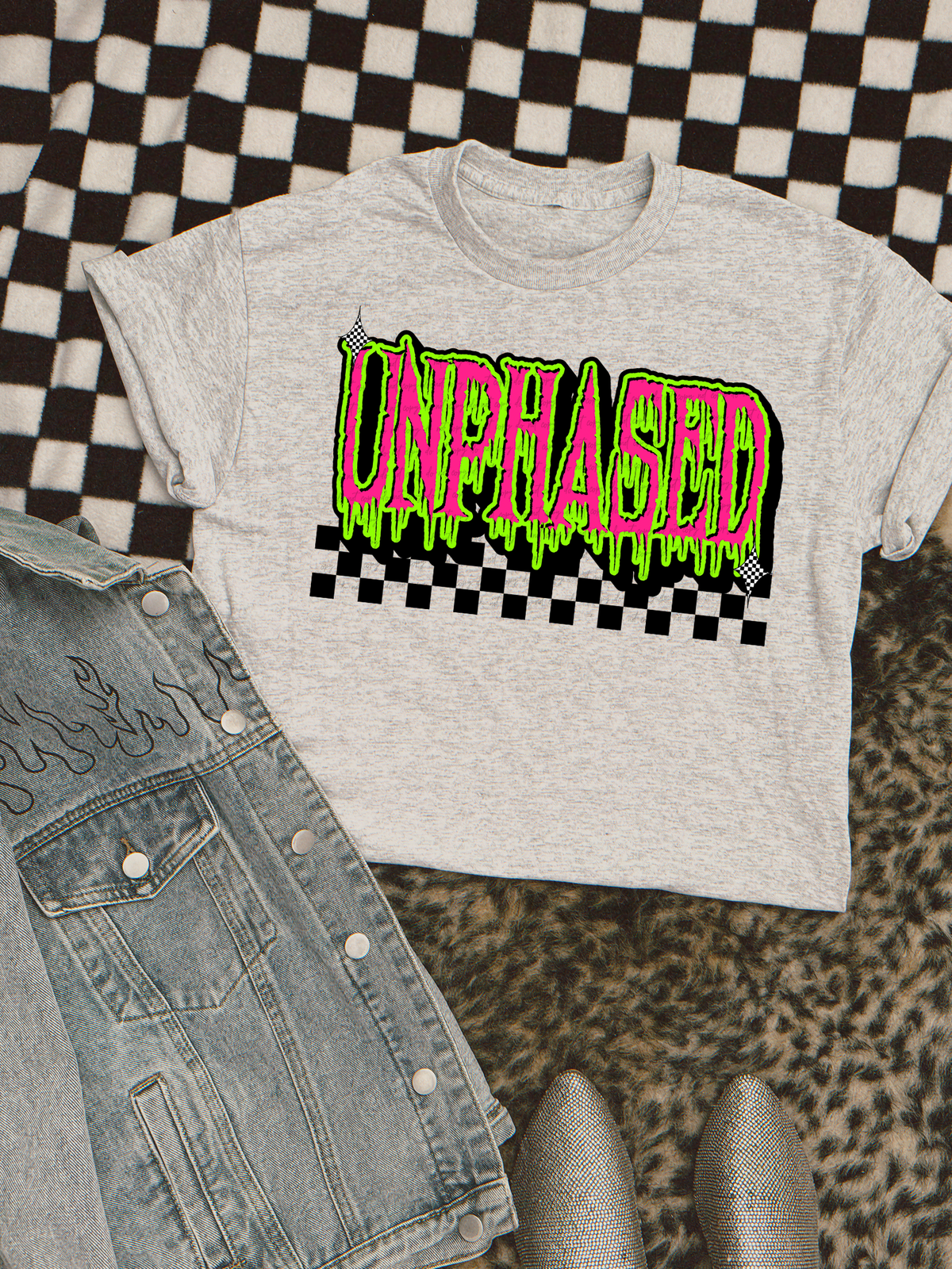 Unphased Checkered 74645 DTF Transfer