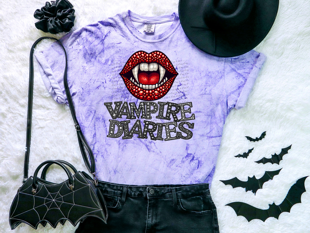 Vampire Diaries Lips 42544 DTF transfer