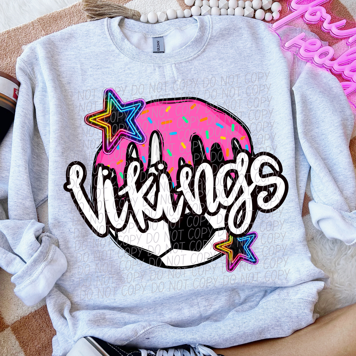 Dripping SOCCER Vikings (CITY) DTF transfer