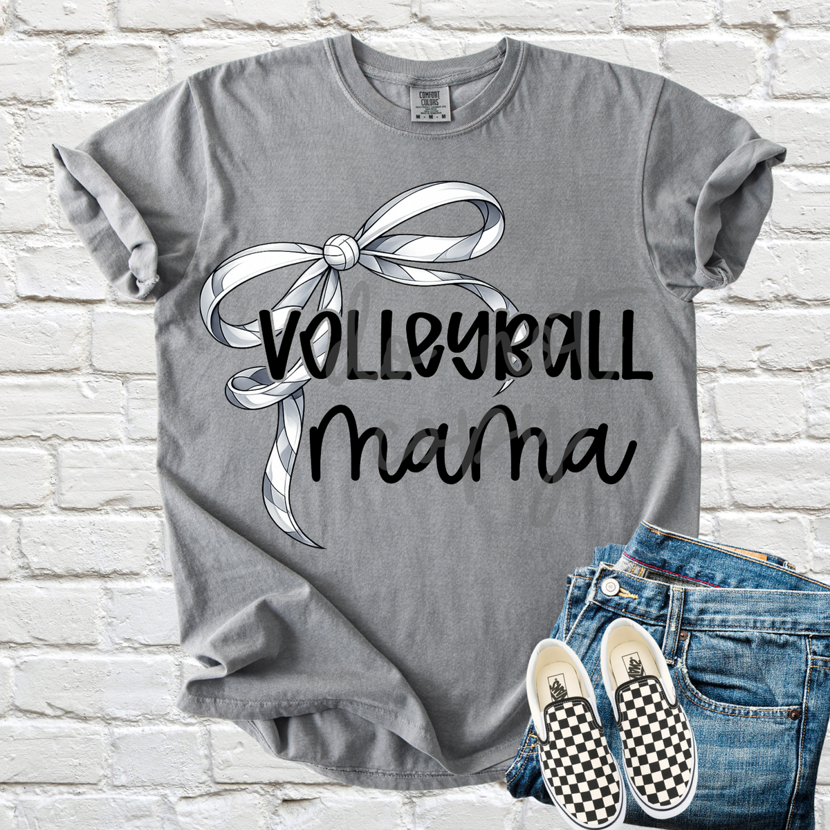 Volleyball mama bow (Parker) DTF Transfer
