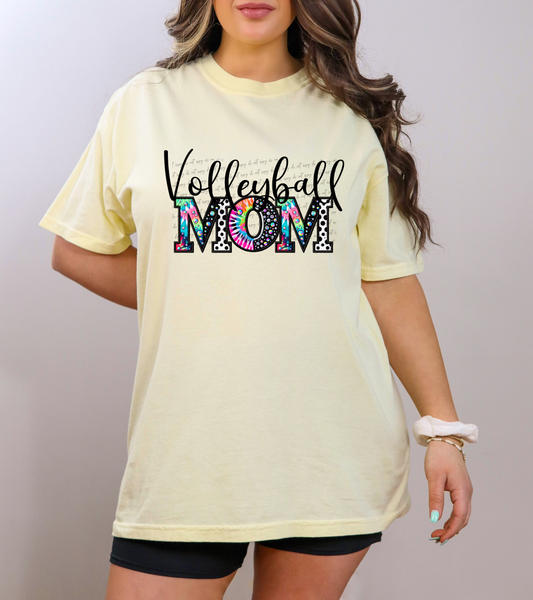 Volleyball Mom Faux Rhinestone 59352 DTF transfer