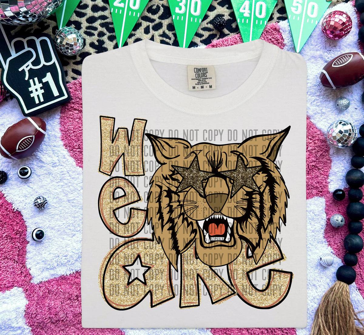 We Are Wildcats Gold 59011 DTF transfer
