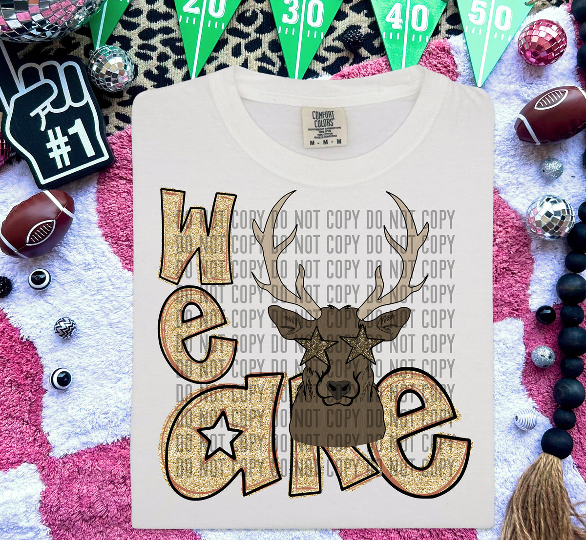 We Are Deer Gold 59046 DTF transfer
