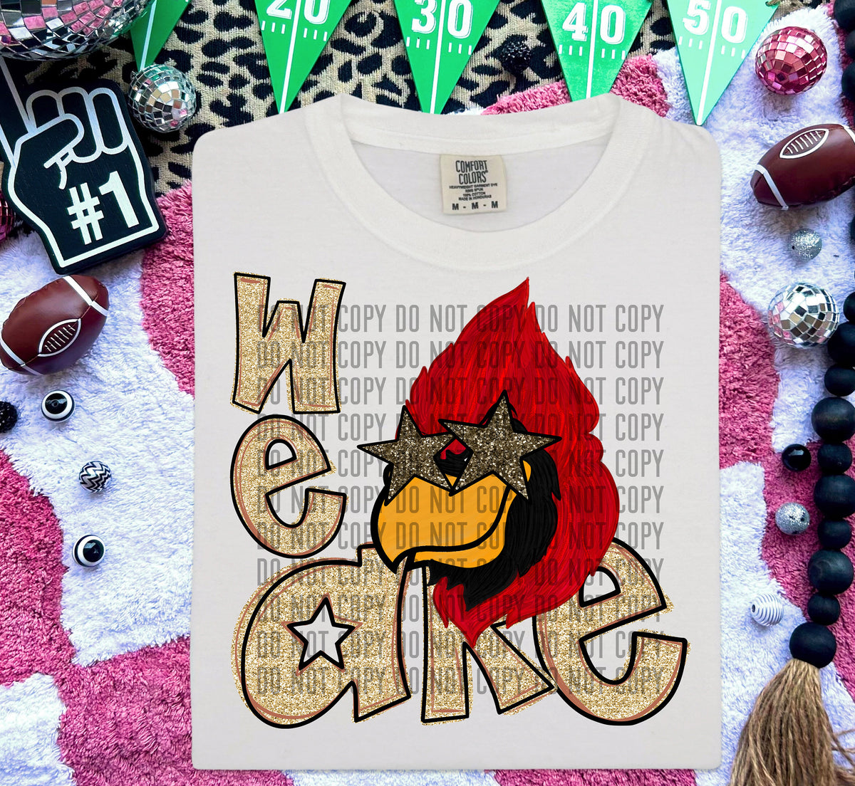 We Are Cardinals Gold 59002 DTF transfer