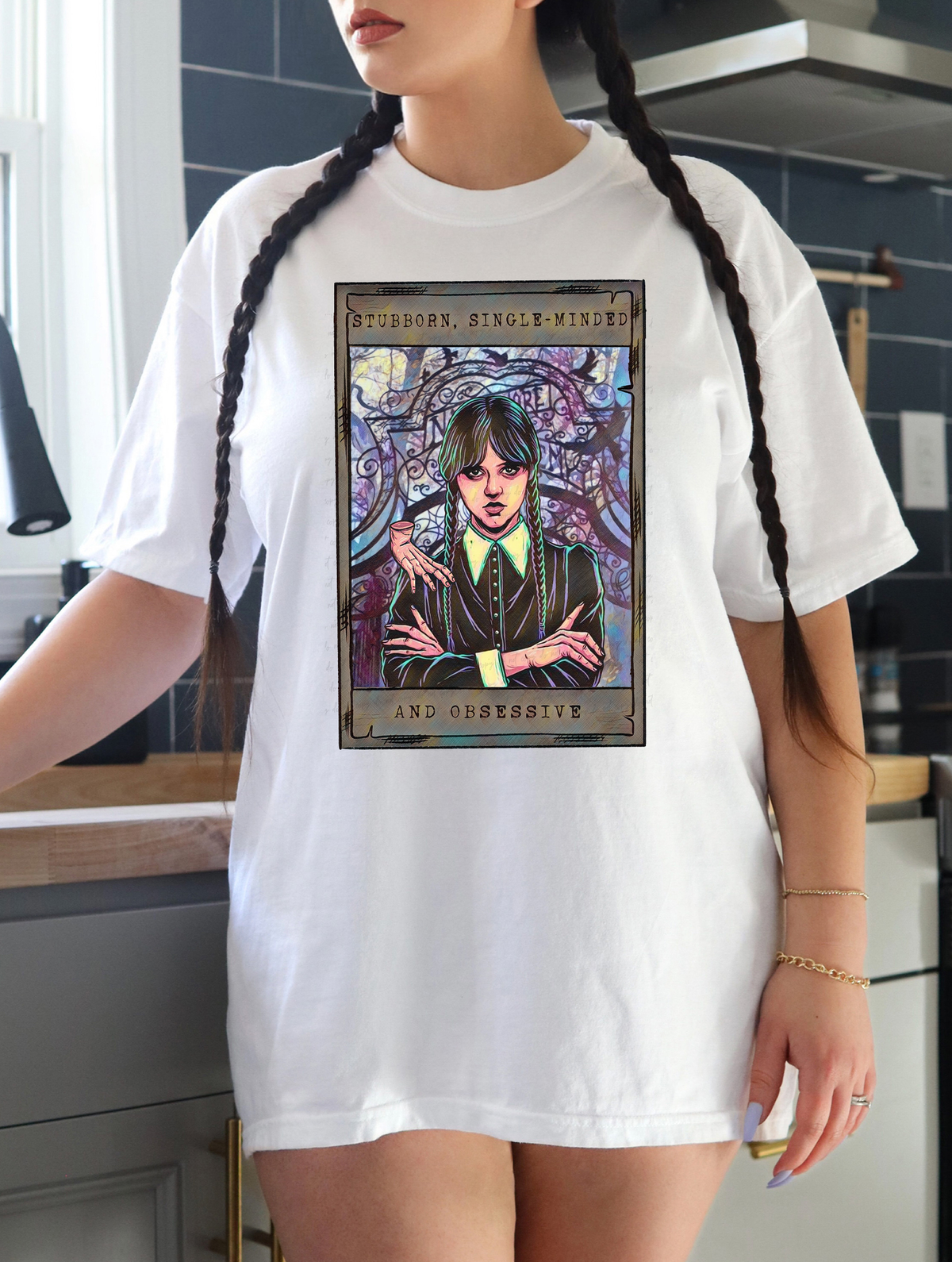 Wednesday Tarot Card 117093 DTF transfer