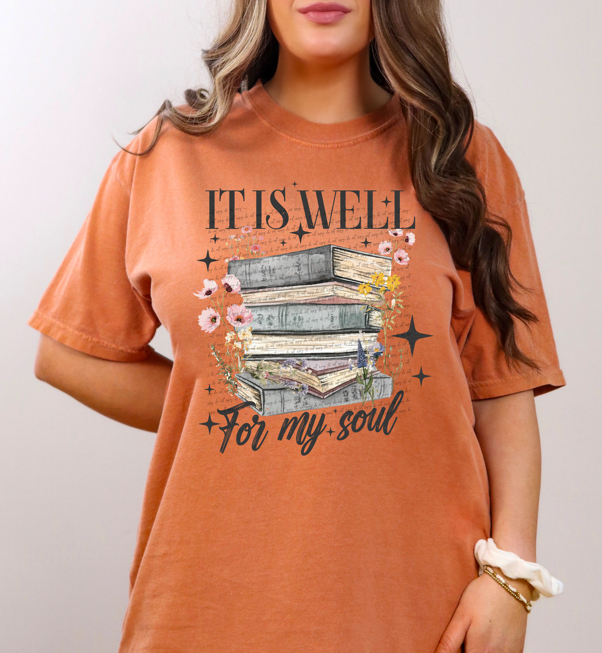It Is Well For My Soul Black Font 57031 DTF transfer