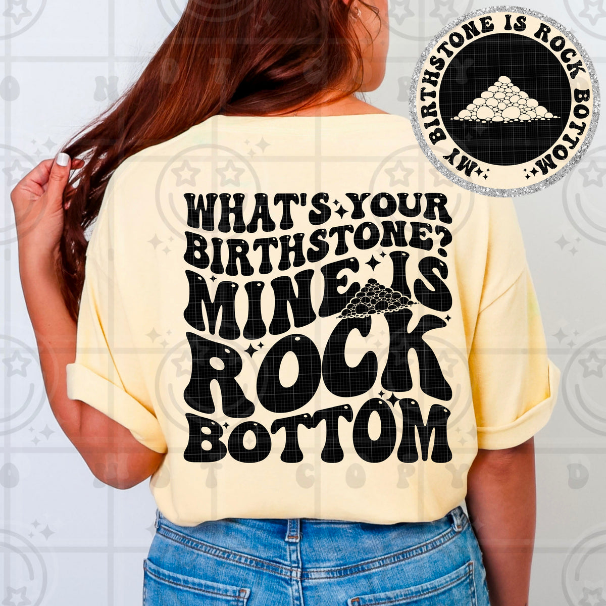 What's your birthstone (POCKET ONLY) (HW) DTF Transfer