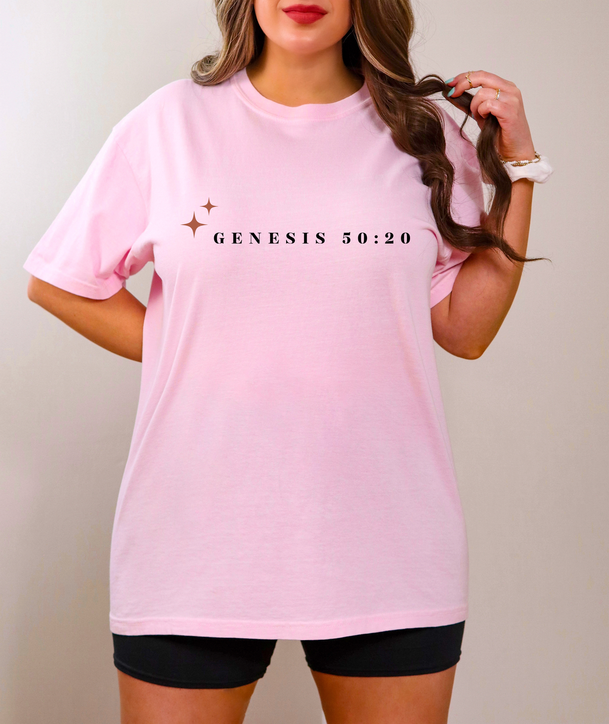 Genesis 50:20 Gold Sparkle 114821 DTF transfer