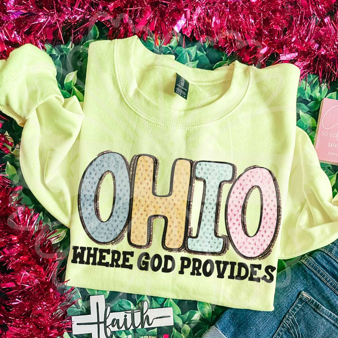 Ohio where god provides (Vehement) DTF Transfer