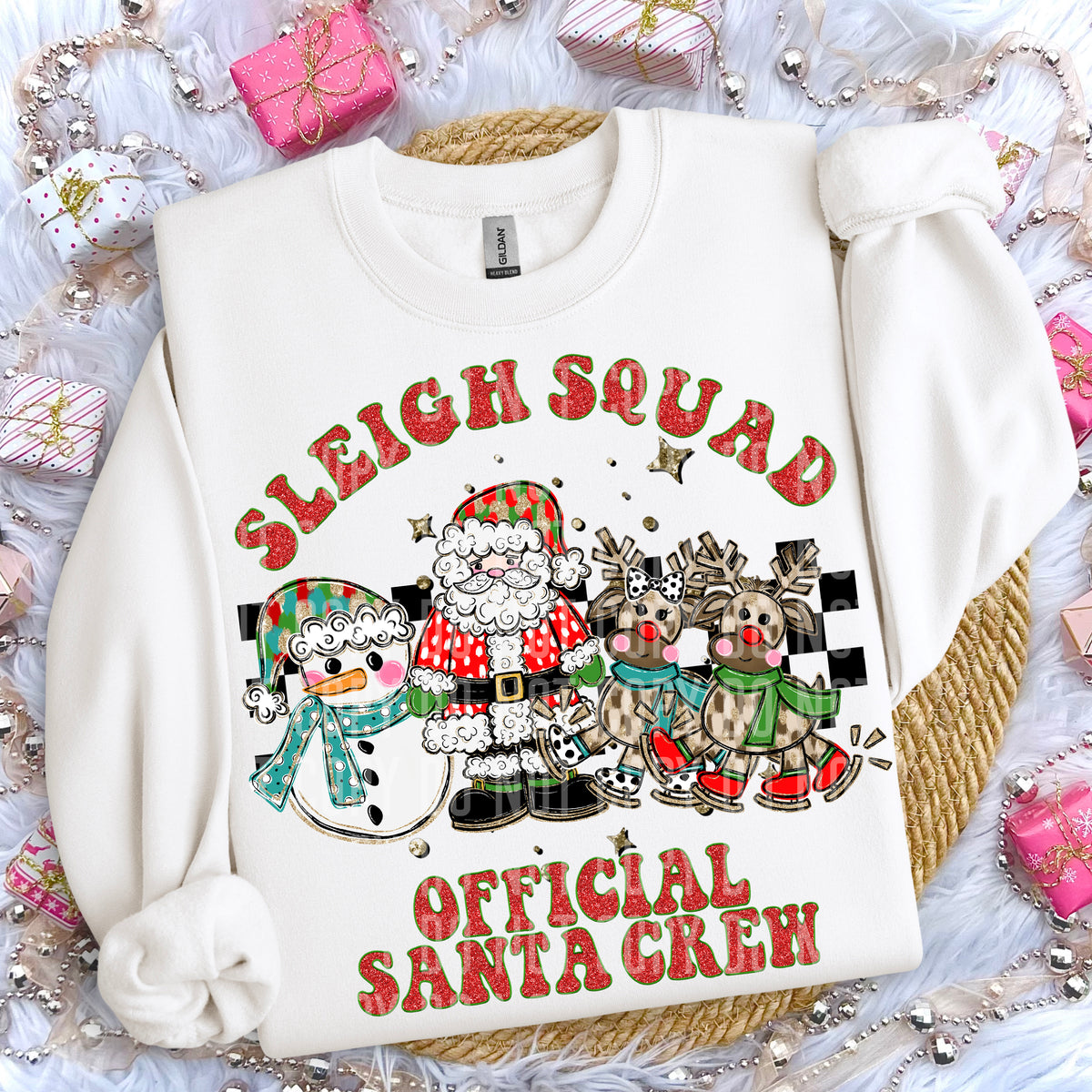 Sleigh Squad Official Santa Crew 69247 DTF transfer