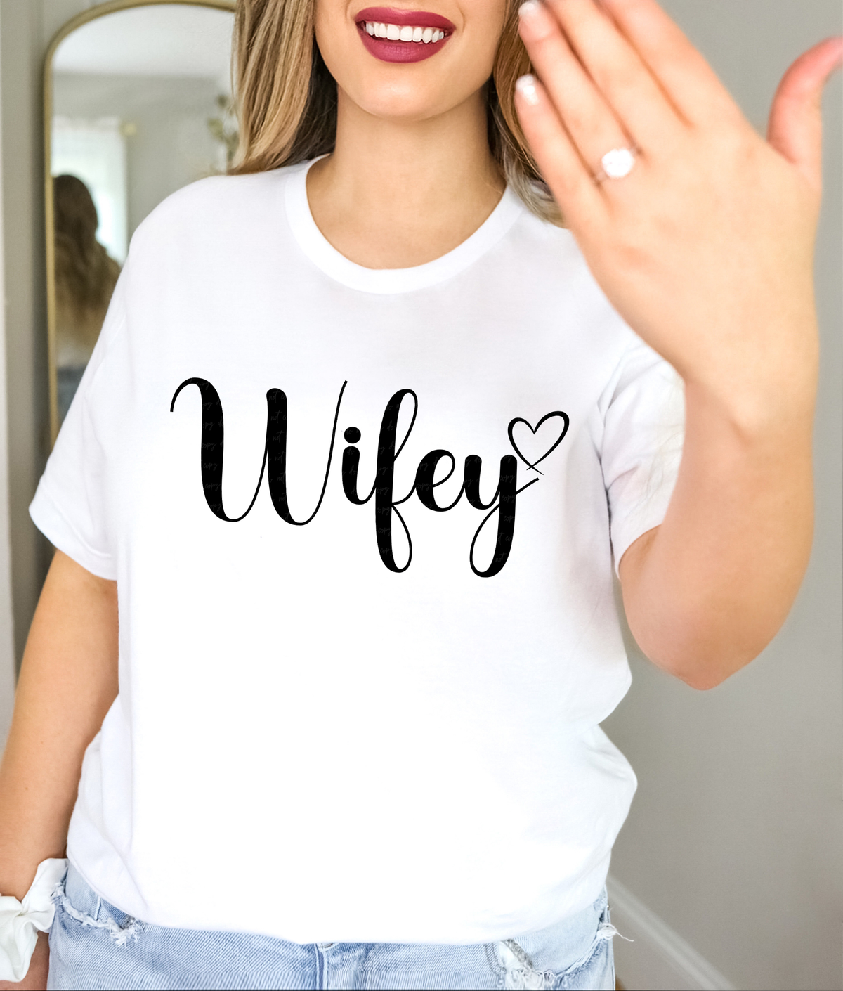Wifey Black Font 117099 DTF Transfer