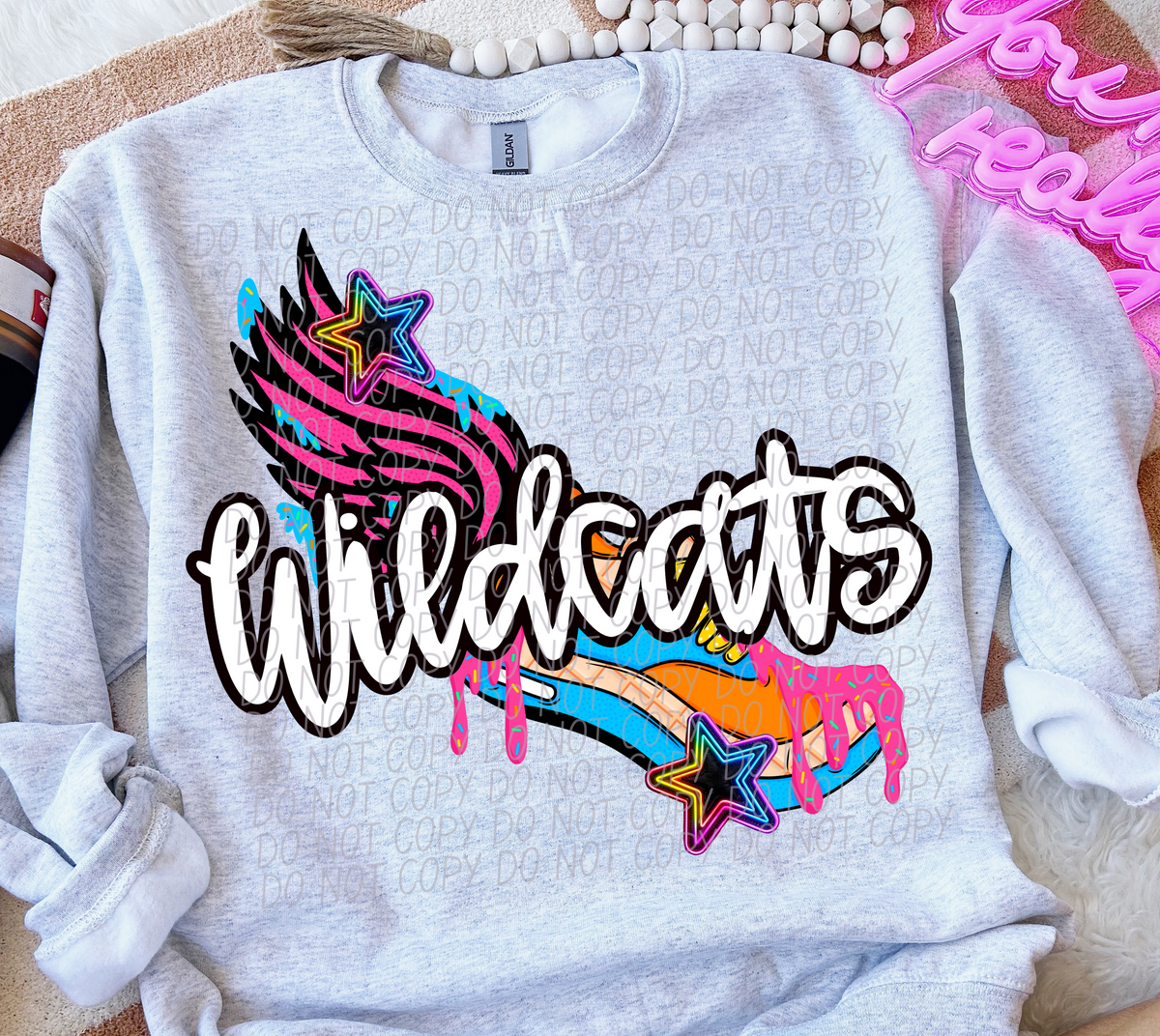 Wildcats Drip Track (City) 103020 DTF transfer