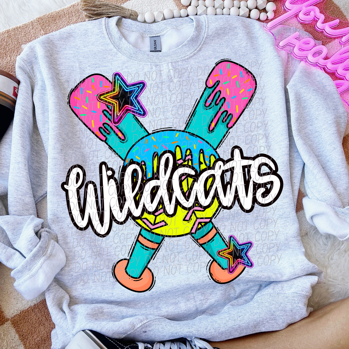 Dripping softball Wildcats (CITY) DTF transfer