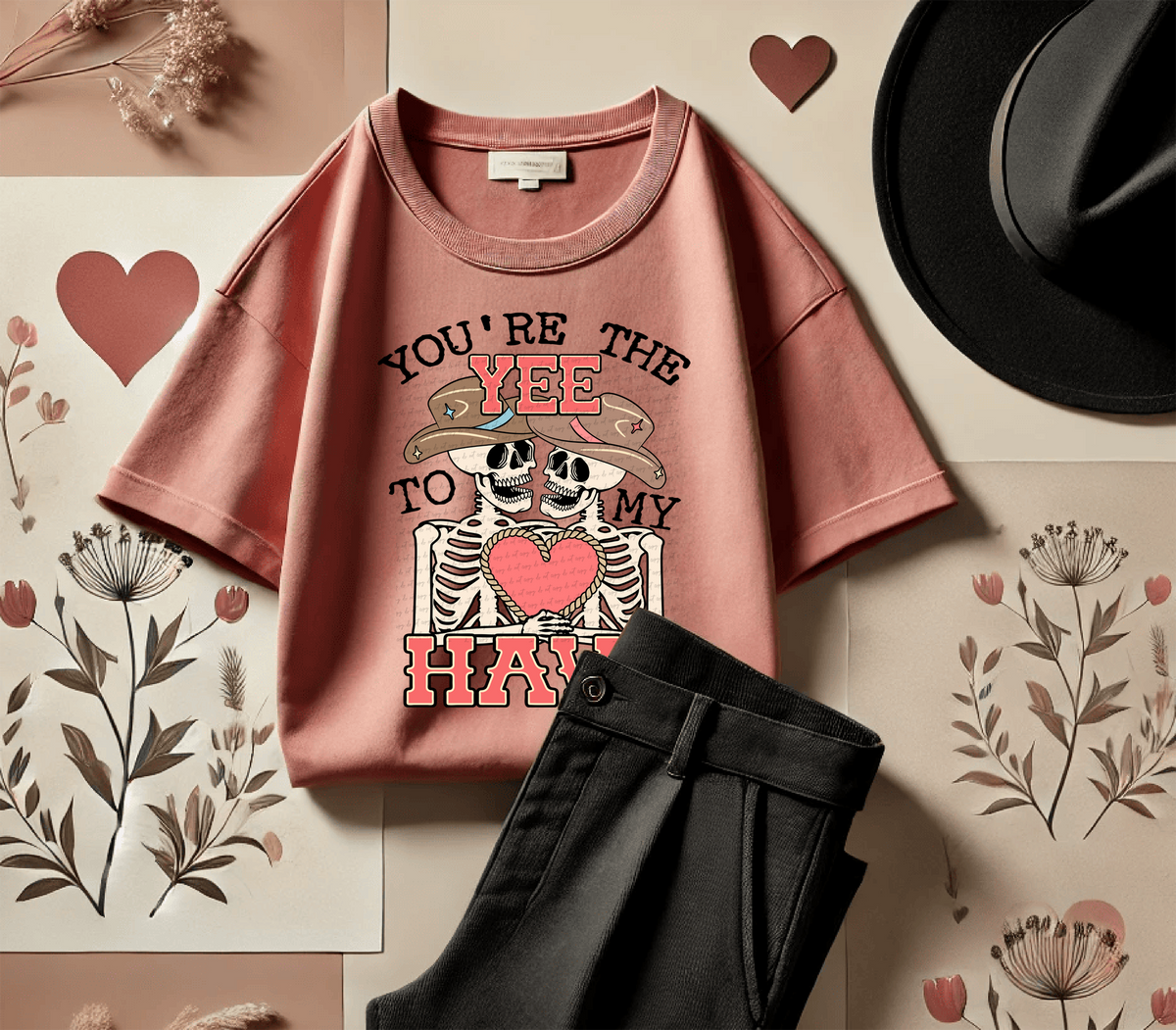 Yee To My Haw Skellie 81682 DTF Transfer