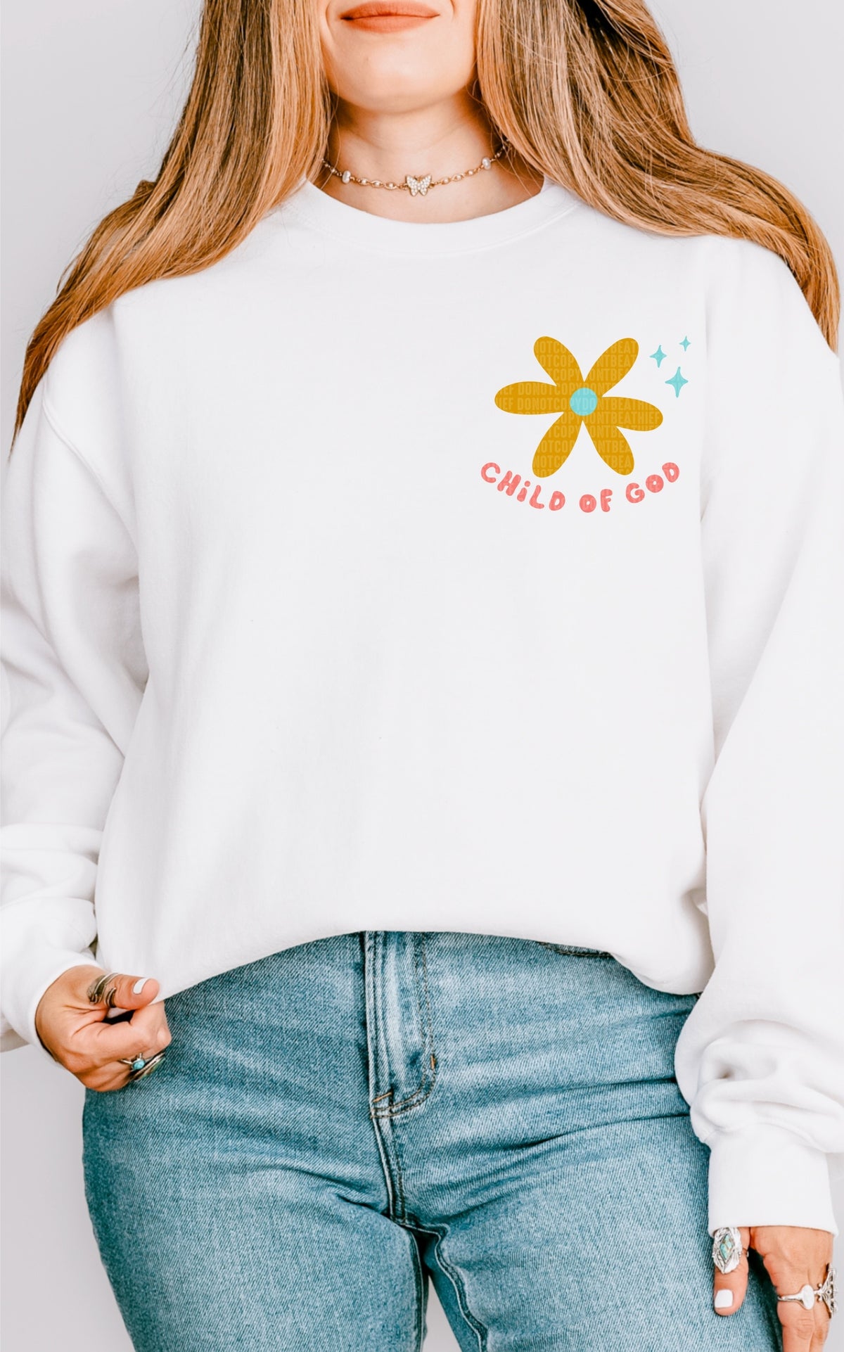 Child of god pocket 103972 DTF transfer