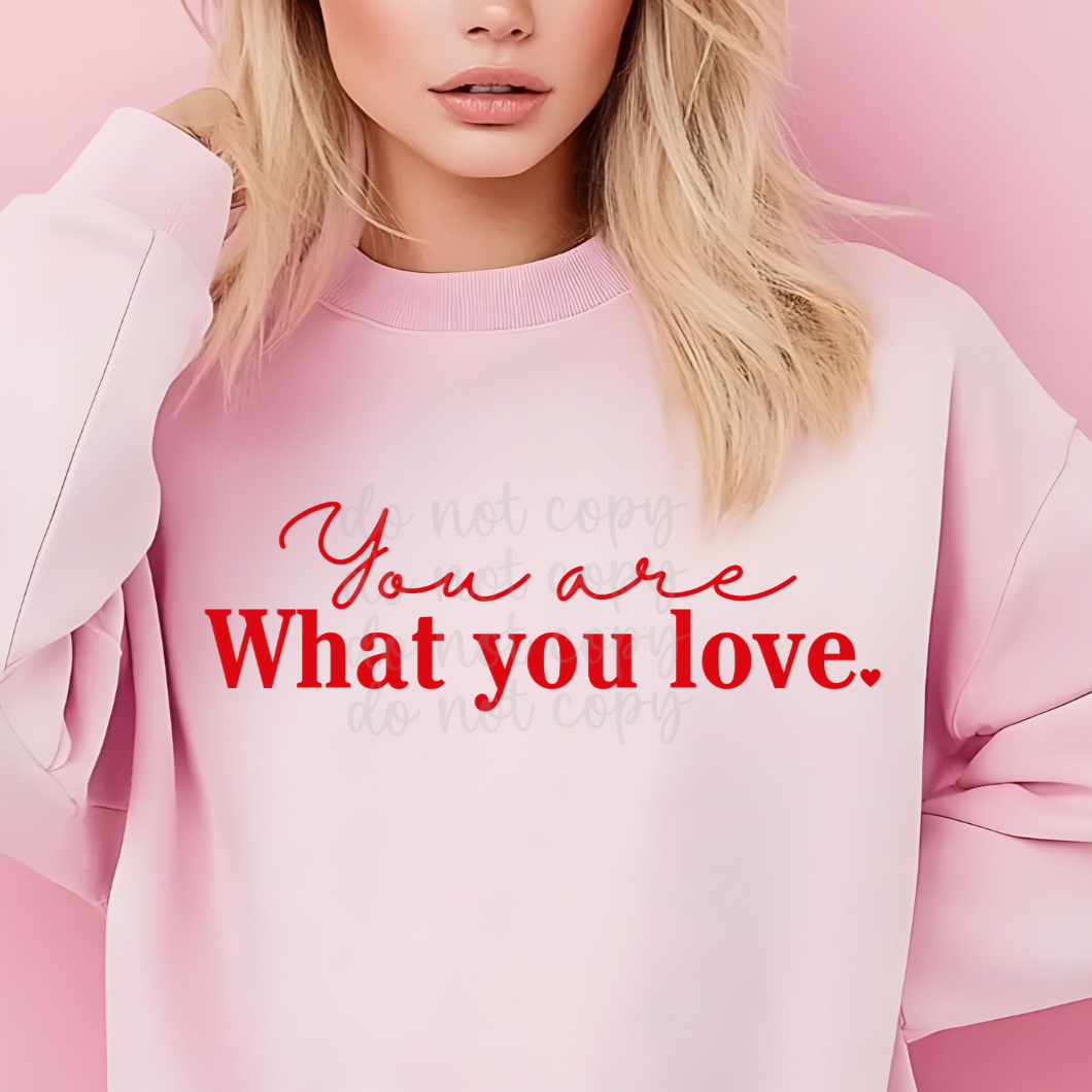 You are What You Love (Parker)  DTF Transfer