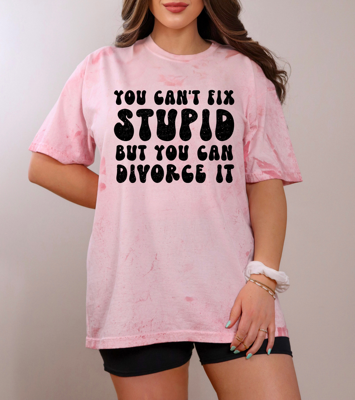 You Can't Fix Stupid But You Can Divorce It 116997 DTF Transfer