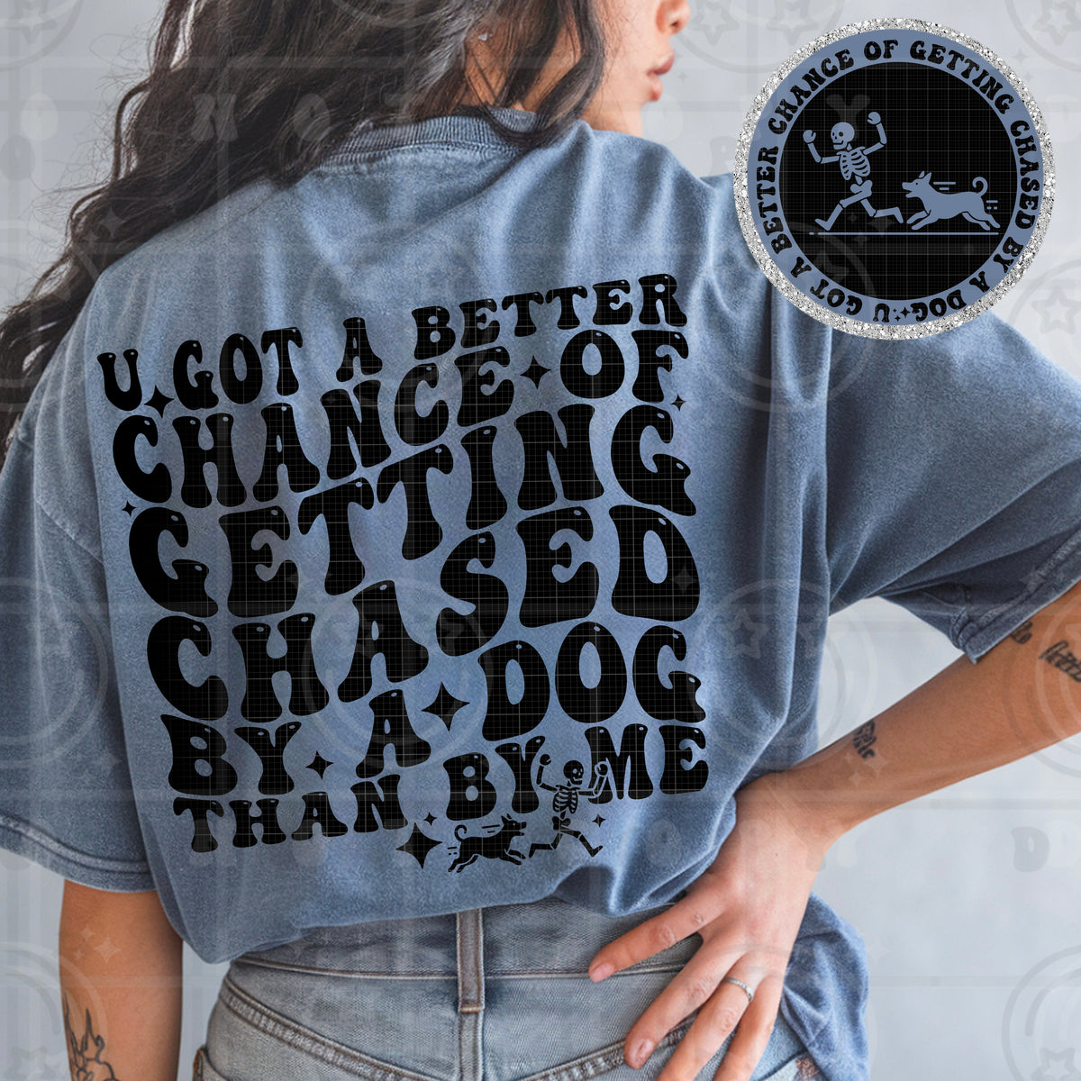 U got a better chance (POCKET ONLY) (HW) DTF Transfer