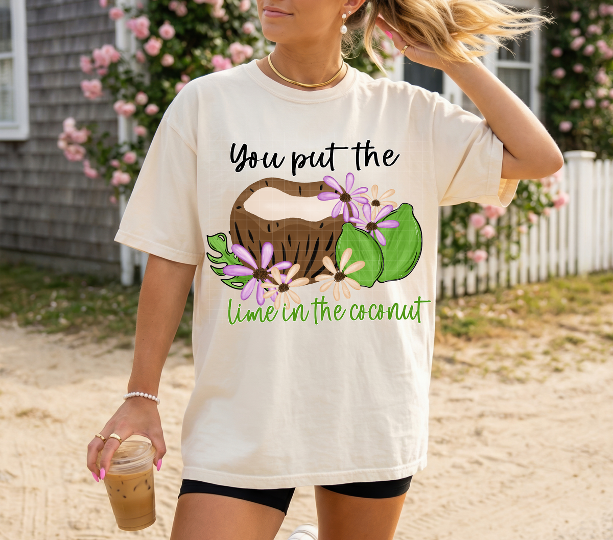 You put the lime in the coconut (Linda) DTF Transfer