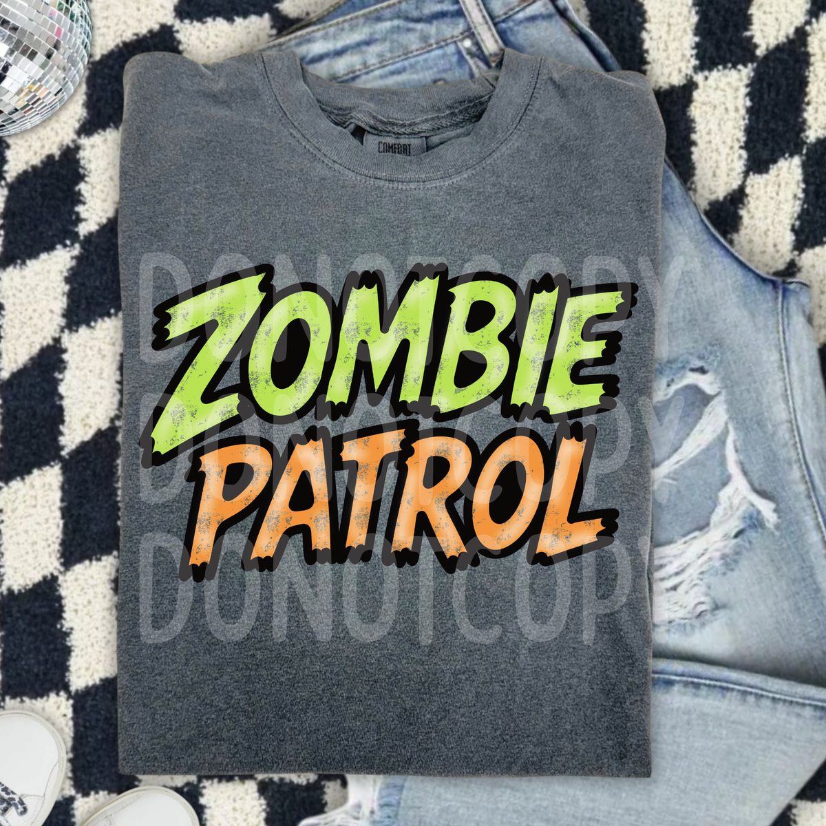 Zombie patrol (CSG) DTF Transfer