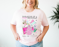 Dreaming Of A Pink Christmas Checklist 318 DTF TRANSFER