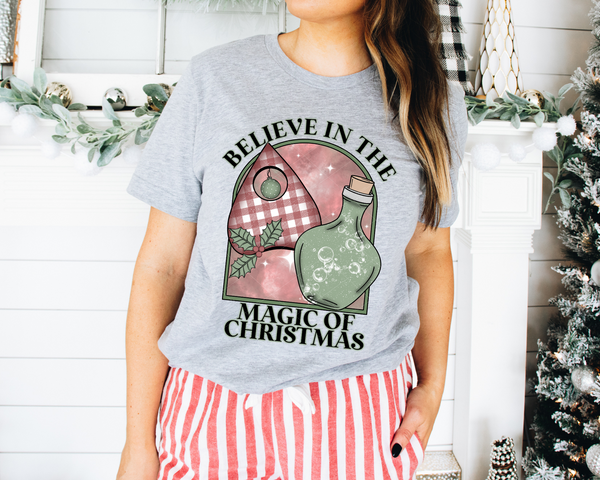 Believe In The Magic Of Christmas (Black Font) 1179 DTF TRANSFER