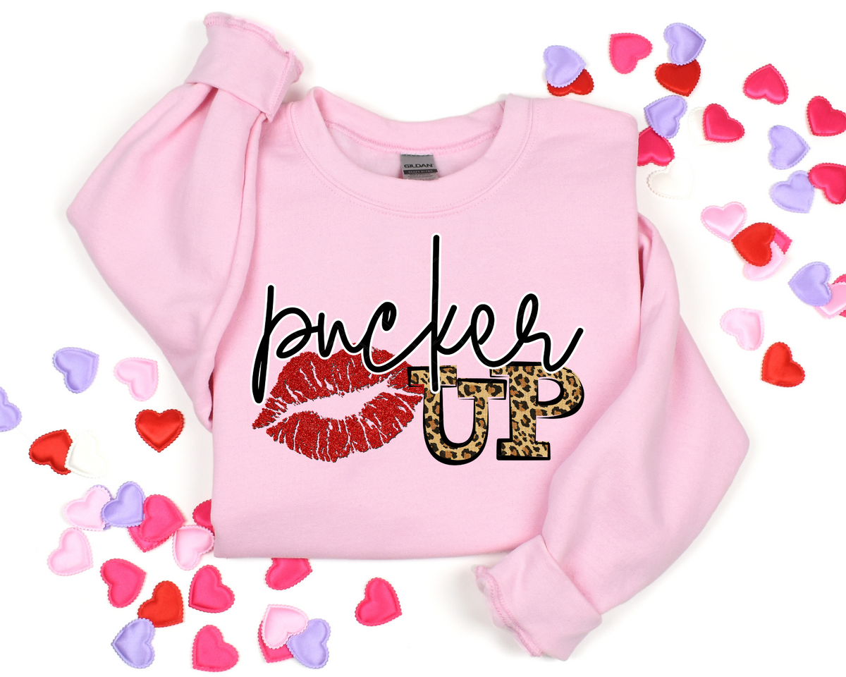 Pucker Up Leopard Lips 112662 DTF TRANSFER