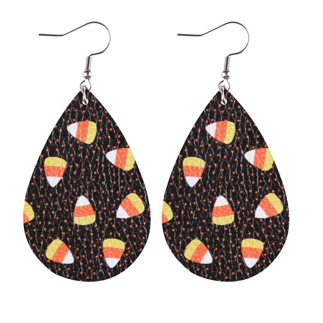 Candy corn earrings