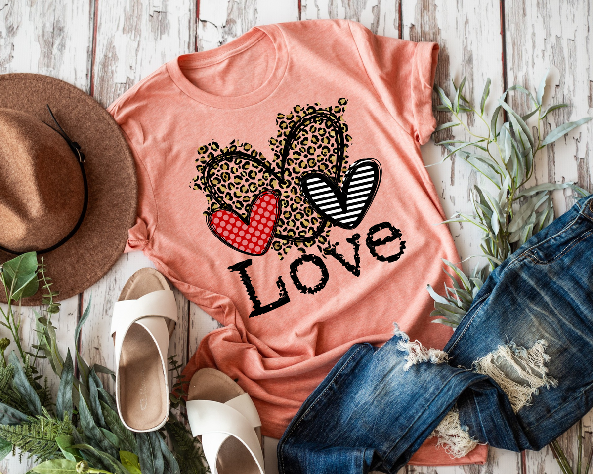 Love Messy Trio Leopard 112644 DTF TRANSFER