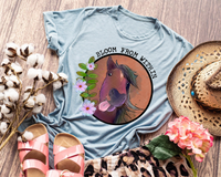 Bloom From Within Horse Floral DTF TRANSFER
