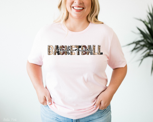 Basketball Mama (Half Font Leopard) 212 DTF TRANSFER