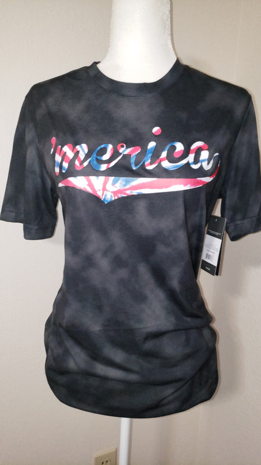 'Merica tie dye screen print transfer RTS