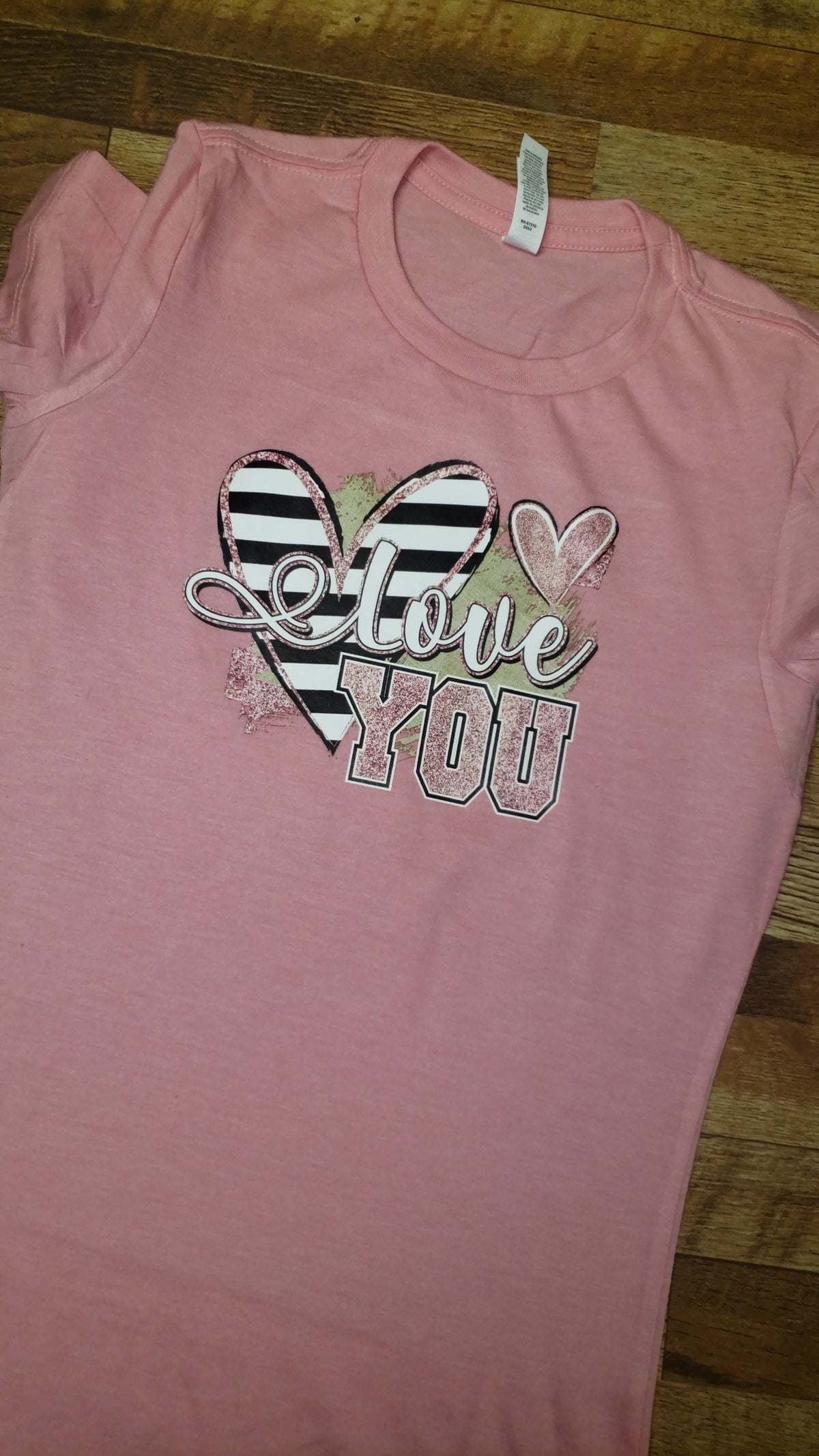 I love you YOUTH HIGH HEAT screen print transfer