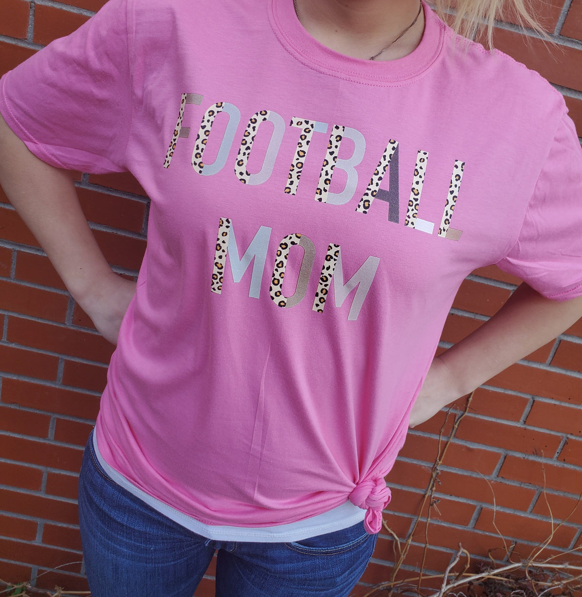 Football mom boho HIGH HEAT screen print transfer