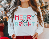 Merry And Bright Bright Colors 8431 DTF TRANSFER