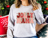 Jolly Mama Leopard (Red Pink Color Font) 8662 DTF TRANSFER