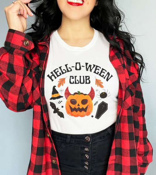 Hell-o-ween club DTF TRANSFER