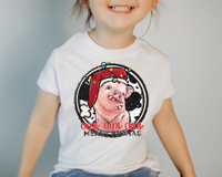 Oink Oink Oink Merry Pigmas Pig With Santa Hat 1010 DTF TRANSFER