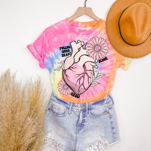 Follow Your Heart DTF TRANSFER