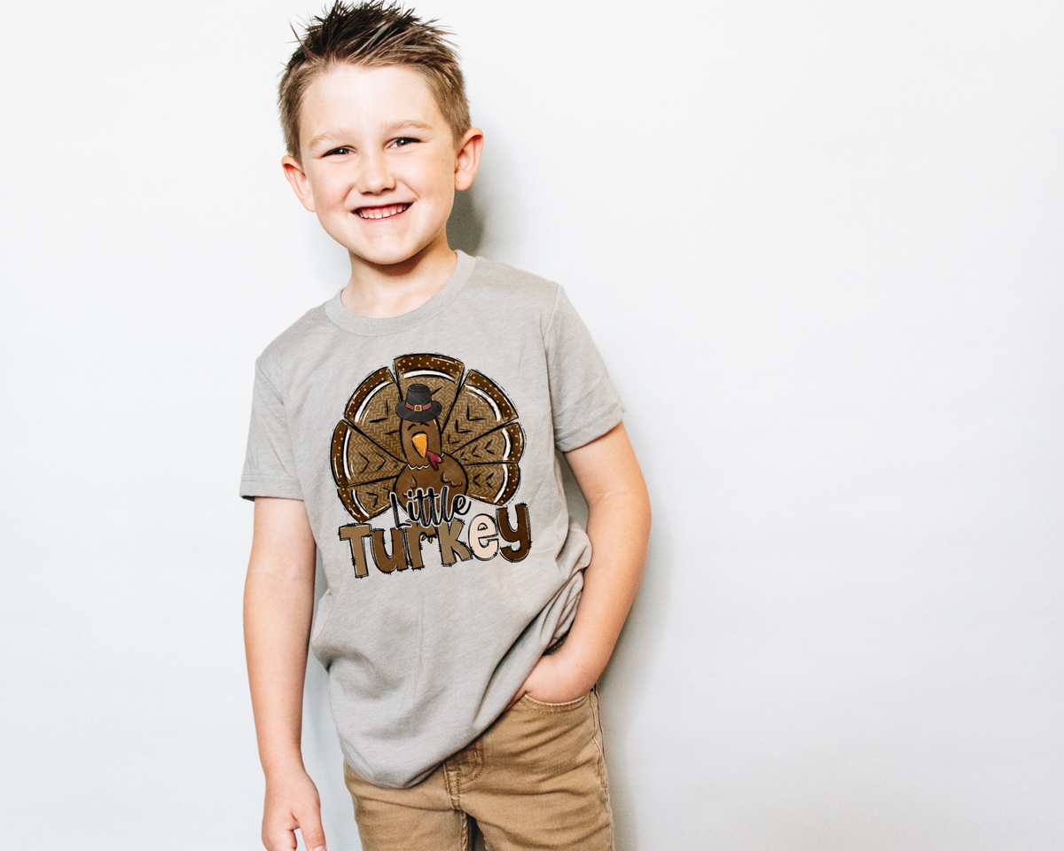 Little Turkey BOY (Brown Font) 112454 DTF TRANSFER
