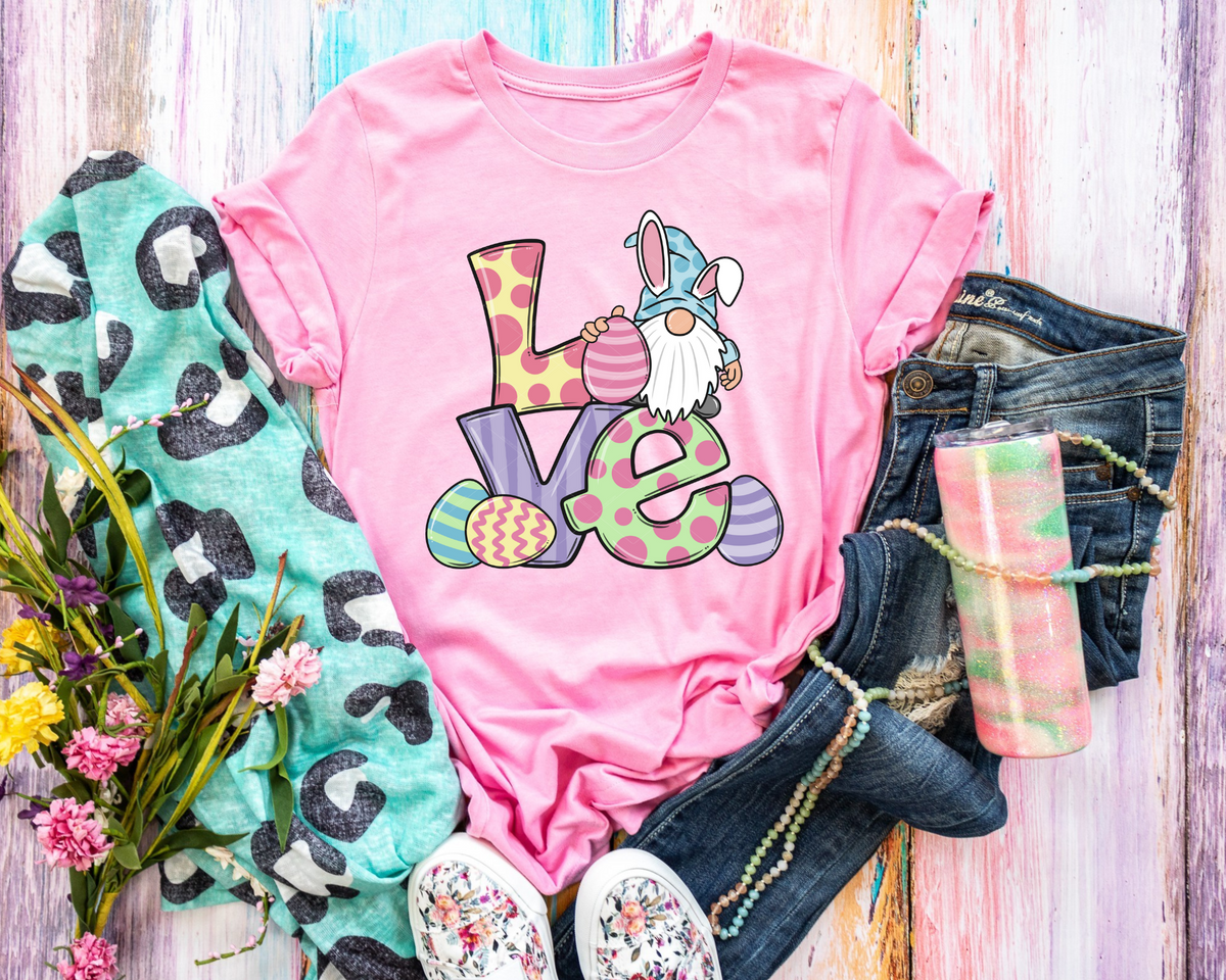 Love Gnome Polka-dot Easter Eggs 326 DTF TRANSFER